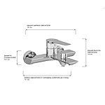 Смеситель для ванны AVRORA Line Gun Metall AV3131GM