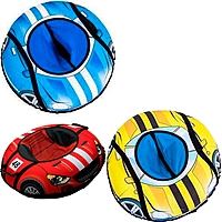 Тюбинг-ватрушка 90 см автотент 15-104П в ассортименте