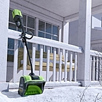 Снегоуборщик Greenworks GD60SSK4 аккумуляторный 2602607UB с АКБ 4.0Ач и ЗУ
