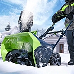 Снегоуборщик Greenworks GD60PSTK4 аккумуляторный 2602907UB с АКБ 4Ah и ЗУ