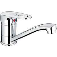 Смеситель для кухни Ledeme L4568-B средний излив хром