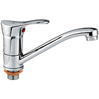 Смеситель для кухни Ledeme L4514B-2 гайка хром