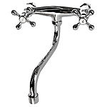 Смеситель для кухни Ledeme L4608 настенный хром