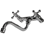 Смеситель для кухни Ledeme L4608 настенный хром