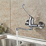 Смеситель для кухни Ledeme L4679 настенный локтевой хром