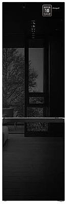 Холодильник Weissgauff WRK 2000 Total NoFrost Inverter Black Glass черный инвертер