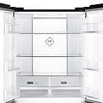 Холодильник Weissgauff WCD 450 XB NoFrost Inverter темная сталь инвертер
