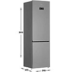 Холодильник Beko B3RCNK402HX нержавеющая сталь