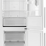 Холодильник Weissgauff WRK 1850 D Full NoFrost White Glass белый