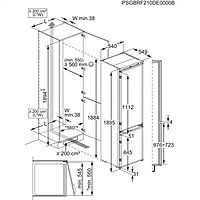 Встраиваемый холодильник Electrolux ENT6ME19S