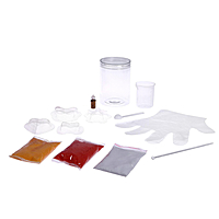 Набор для опытов с реагентами «Мастерская кристаллов», яблоко, в пакете