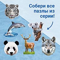 Пазл контурный Дельфин 100 элементов 88658