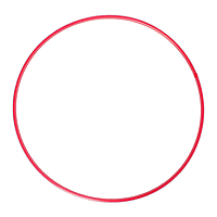 Обруч диаметр 90 см, цвет красный