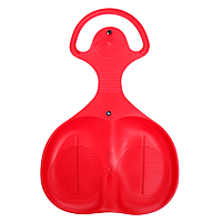 Ледянка детская с ручкой, гибкая, на кнопке, 57 см, МИКС