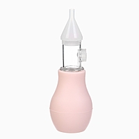 Аспиратор назальный Basic M&B, с колпачком, цвет розовый