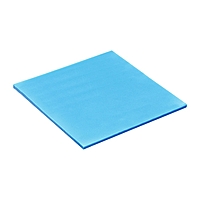 Блок с липким краем 76мм х 76мм 50л пластик прозрачный синий перламутр