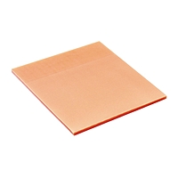 Блок с липким краем 76мм х 76мм 50л пластик прозрачный оранжевый перламутр