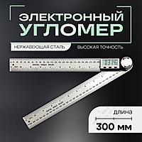 Угломер электронный ТУНДРА, нержавеющая сталь, 300 мм