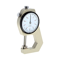 Толщиномер ТУНДРА, металлический, диапазон 0-20 мм, шаг измерения 0.001 мм