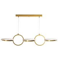 Люстра  "Джуди" LED 35Вт 3000-6000К золото 102хх120 см