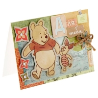 Набор для создания открытки "Для Тебя", Медвежонок Винни