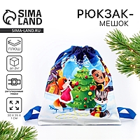 Рюкзак-мешок детский «Подарочек», 35 х 30 см