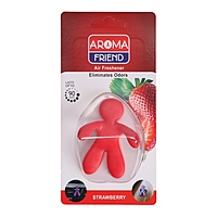 Ароматизатор в воздуховод в автомобиль, человечек, клубника, красный