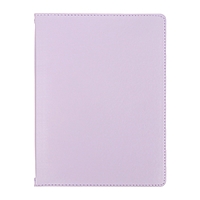 Записная книжка А5+ 120л ESCALADA, мяг обл, иск кожа, кр бл 70 г/м2, сиреневый