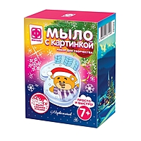 Мыло с картинкой своими руками «Медвежонок», форма: варежка