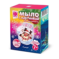 Мыло с картинкой своими руками «Оленёнок», форма: варежка