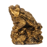 Сувенир "Трёхлапая жаба" малая, золото