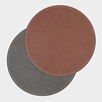 Набор салфеток Magistro, 2 шт, d=38 см, материал кожзам, 2-сторонние
