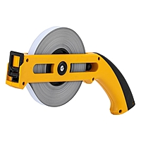 Рулетка геодезическая DENZEL 31492, открытый корпус, металлическая лента, 50 м х 13 мм