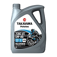 Масло моторное Takayama Mototec 7000 5W-40 4T Ester 4 л синт.
