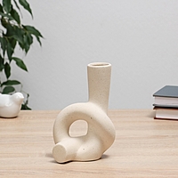 Ваза керамика настольная "Узел" 11х5х18 см