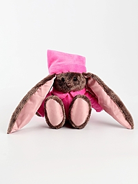 Мягкая игрушка «Зайка Li в розовой одежде»