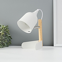 Лампа настольная "Престиж" 1х40Вт Е27 белый 13х12х24см