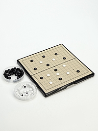 Настольная игра ГО магнитная, доска 22 х 21,3 х 1.2 см, 120 камней 1.2 х 0.5 см