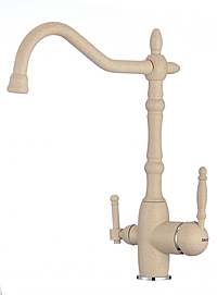 Смеситель для кухни Savol S-L1803Y под фильтр бежевый