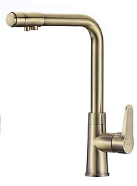 Смеситель для кухни Savol S-L1804C под фильтр бронза