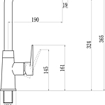 Смеситель для кухни Savol S-L1804C под фильтр бронза