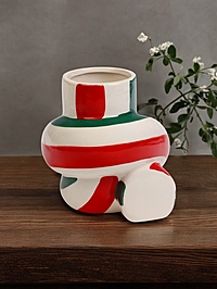 Ваза керамика настольная "Карамелька" 14х14х17 см