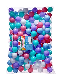 Шарики для сухого бассейна 200 шт диаметр 5см Светло-розовый , белый, св-голубой, мятный