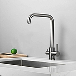 Смеситель для кухни Haiba HB43829-3 под фильтр графит
