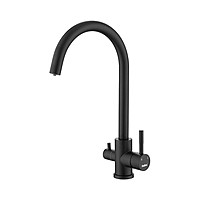 Смеситель для кухни Haiba HB43828-7 под фильтр черный