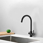 Смеситель для кухни Haiba HB43828-7 под фильтр черный