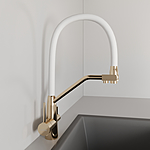 Смеситель для кухни AVRORA Kitchen AV9006Gold под фильтр