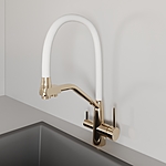 Смеситель для кухни AVRORA Kitchen AV9006Gold под фильтр