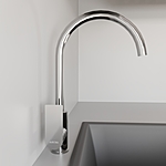 Смеситель для кухни AVRORA Moon AV3521C высокий излив хром