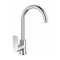 Смеситель для кухни AVRORA Flow AV3921 высокий излив хром